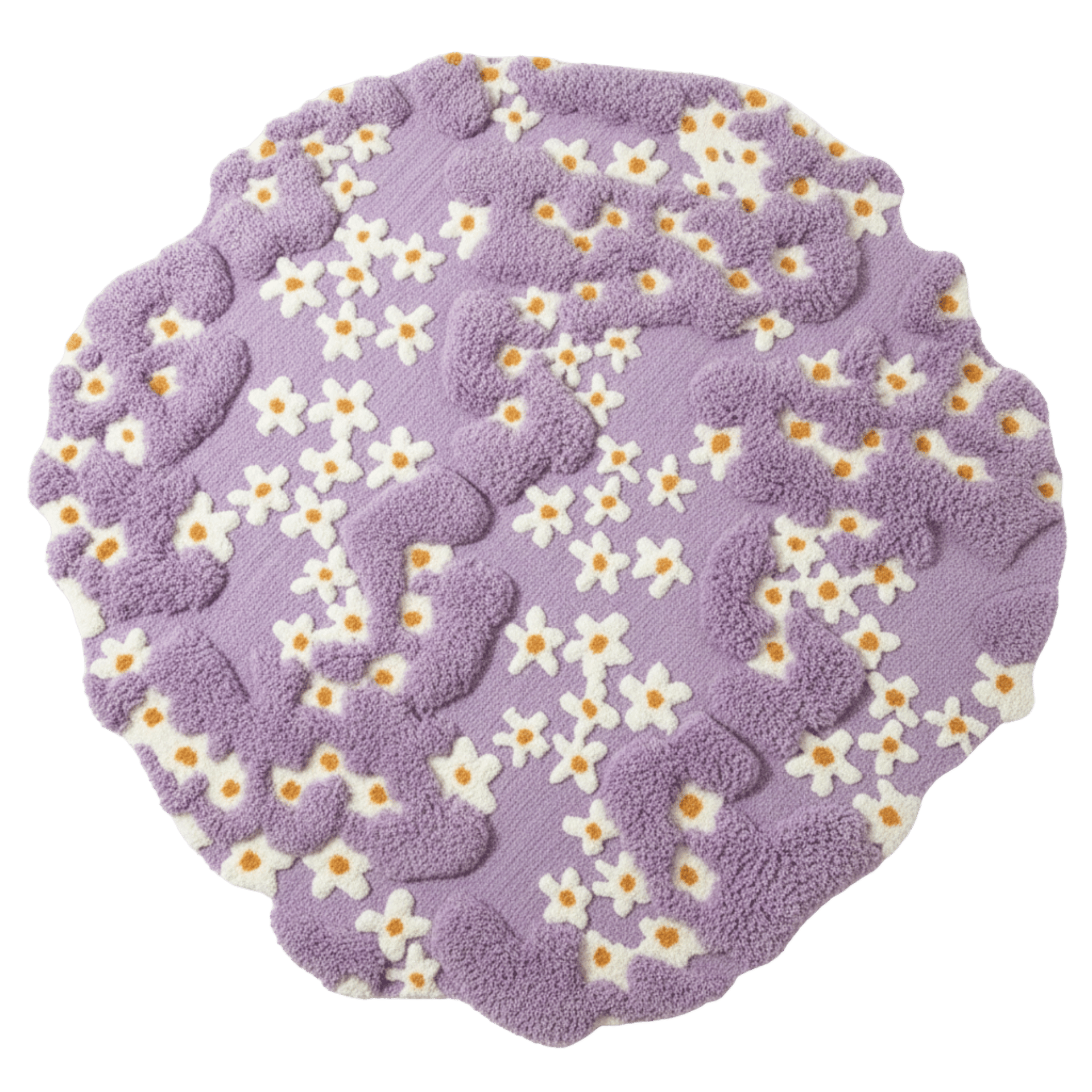 Daisy Rug – Garden 3D Floral Area Rug