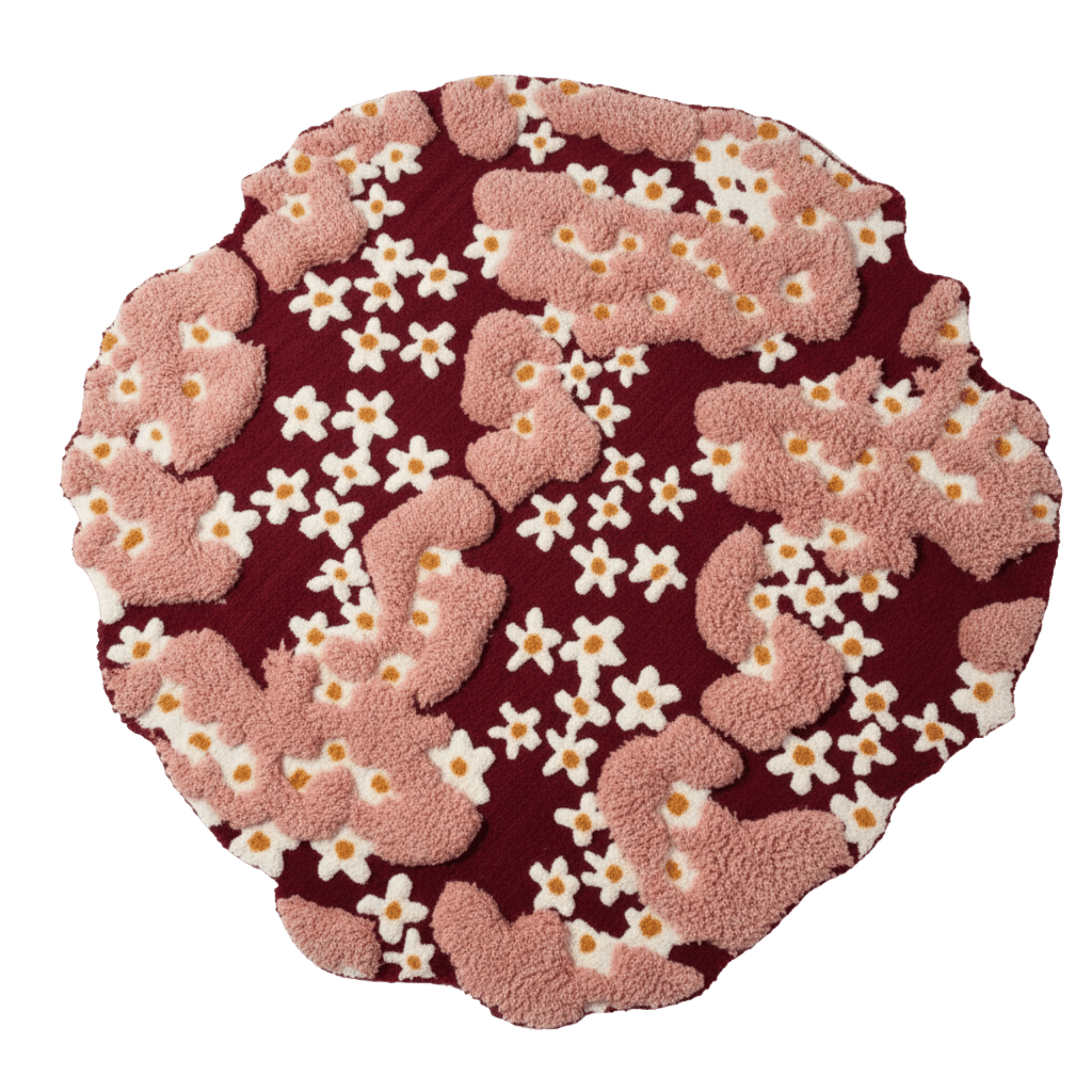 Daisy Rug – Garden 3D Floral Area Rug