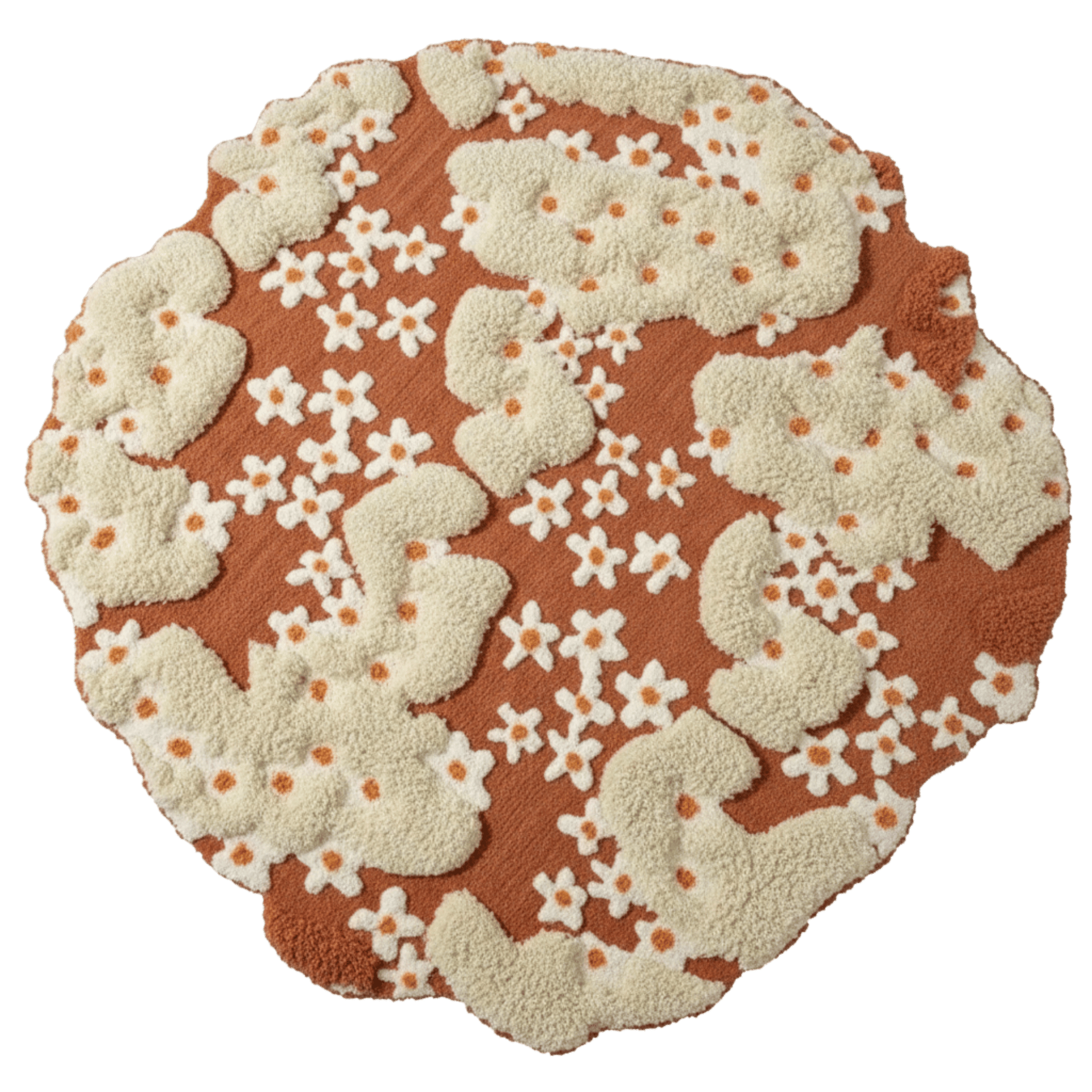 Daisy Rug – Garden 3D Floral Area Rug