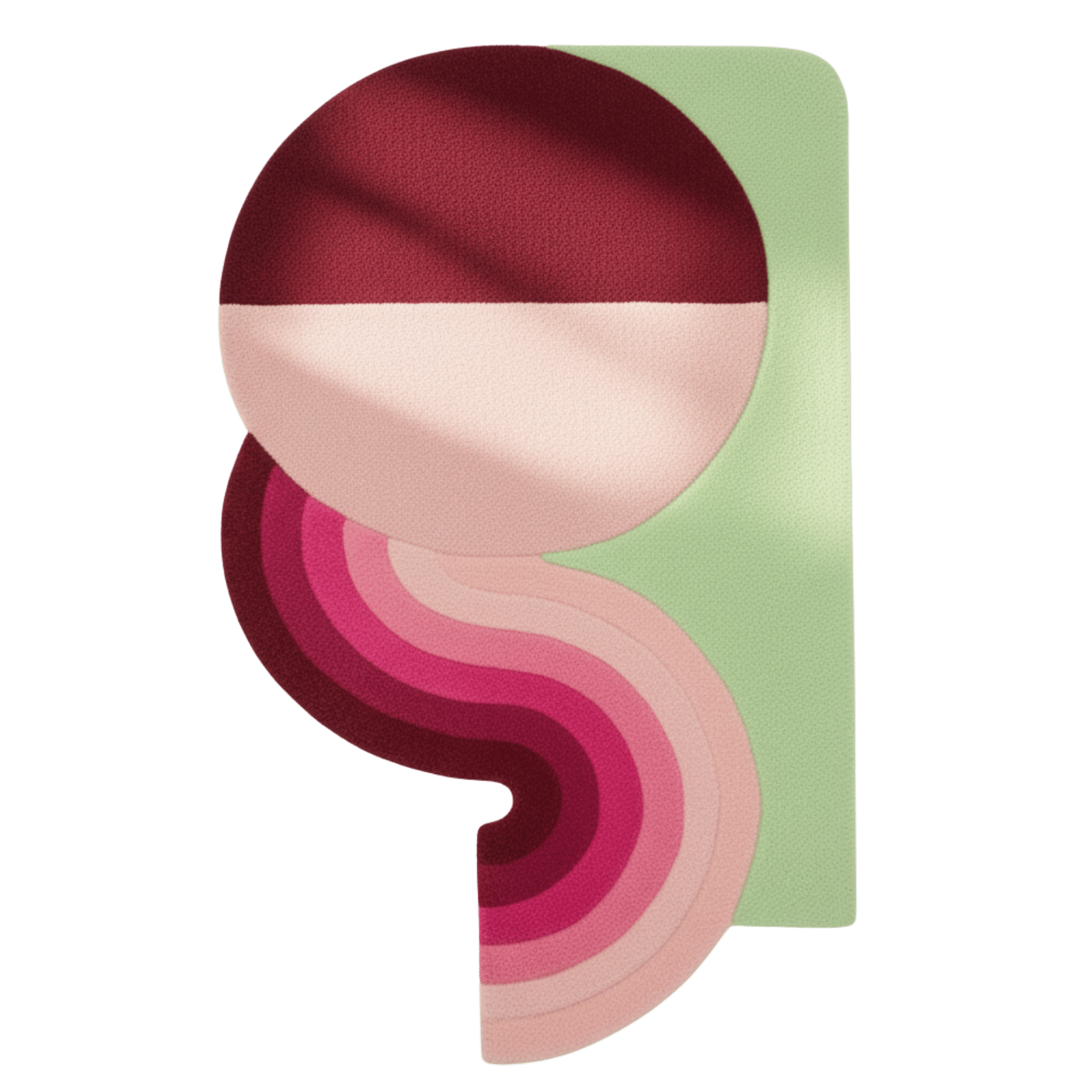 Sunset Wave - 3D Textured Rug