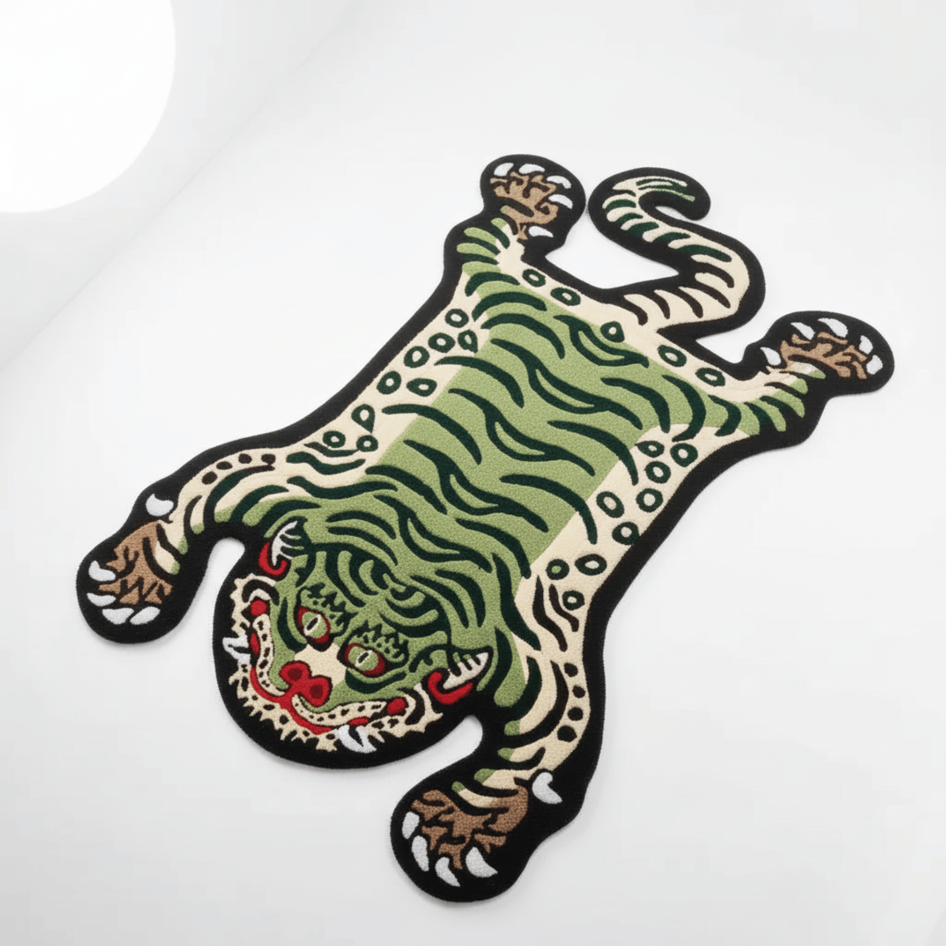 Tiger Rug – Bold 3D Hand-Tufted Vintage Tiger Art Rug