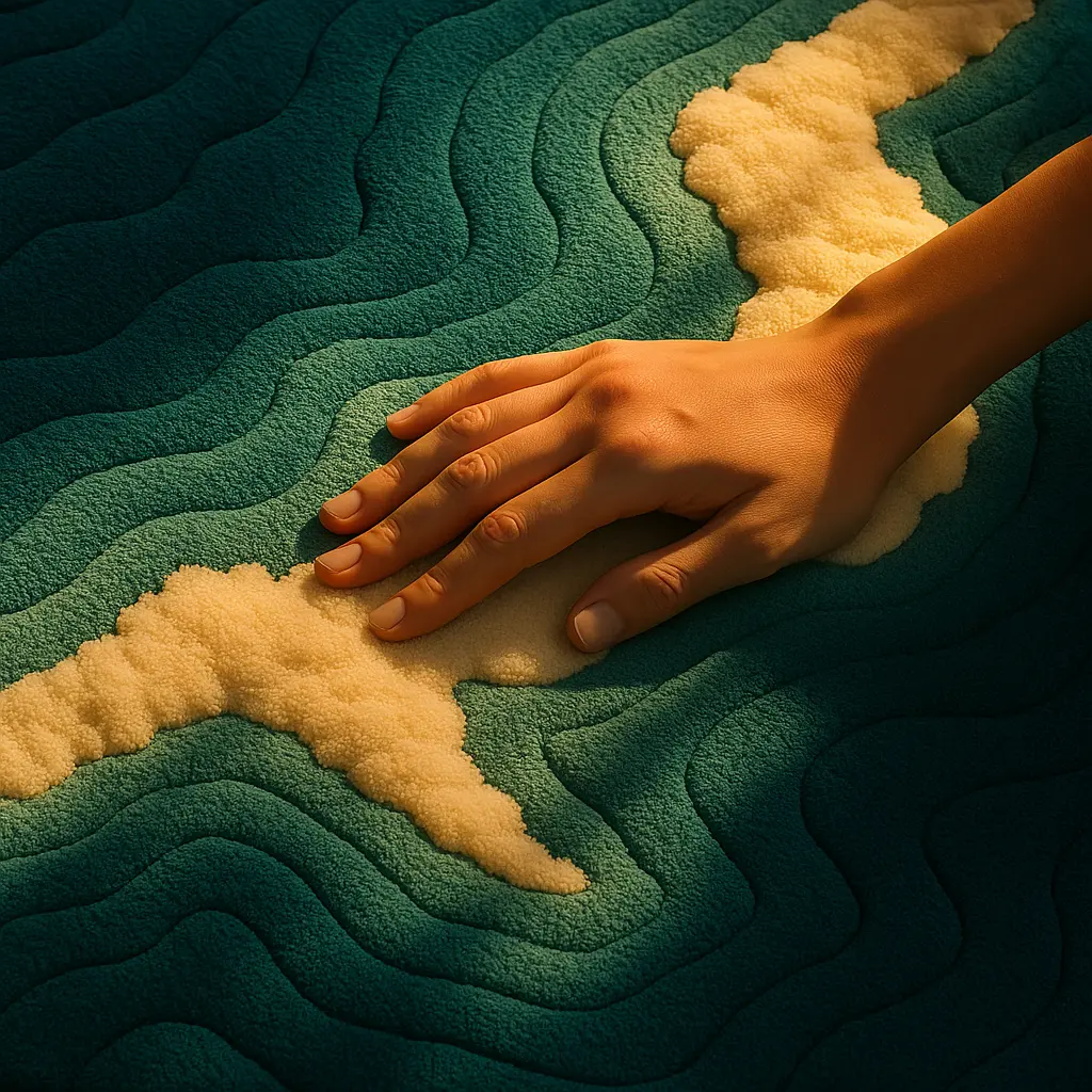 Ocean Texture Rug Azure Rug – Luxury Hand-Tufted Ocean Blue Rug by Rugoora | Coastal ...