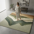 Luxury Concrete Rug – a handcrafted décor piece capturing modern architecture’s harmony and strength by Rugoora