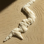 Handcrafted Cream Rug with sunlit beige finish and refined texture, exclusively designed by Rugoora