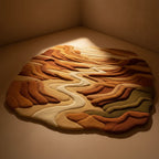 Luxury Desert Rug – handcrafted home décor piece combining earthy elegance with timeless desert character by Rugoora