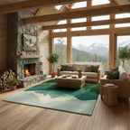 Alpine Rug – Snow Peak Valley Inspired 3D Landscape Rug Rugoora