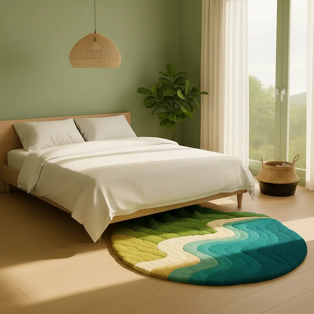 Coastal Rug – Nature Coast Relief 3D Landscape Rug Rugoora