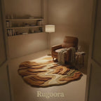 Desert Rug – Canyon Ridge 3D Layered Sandscape Art Rug