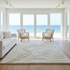 White Rug 3D Coastal
